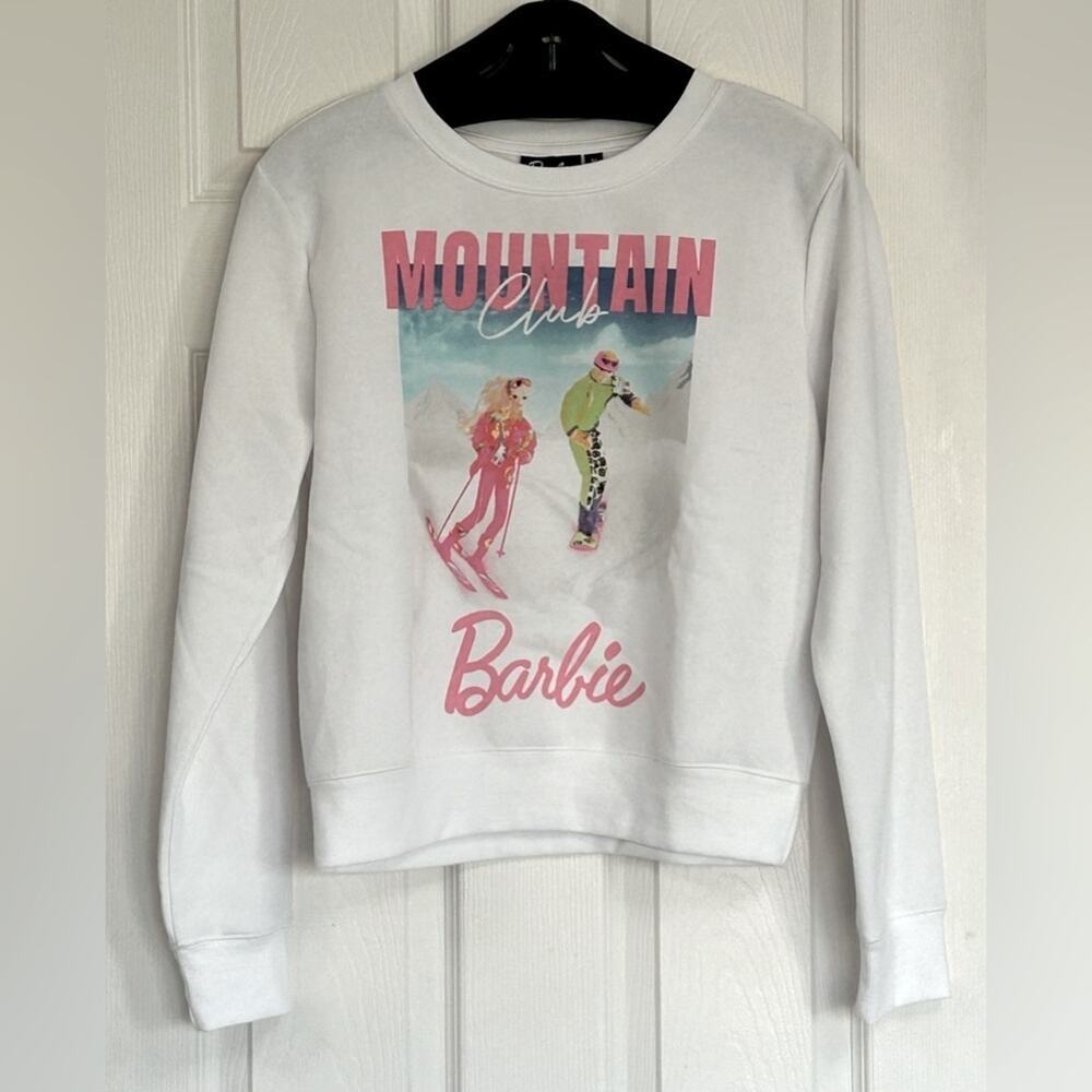Barbie Sweatshirt Junior Girl Size M NWT
